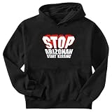 SWEATSHIRT BLACK  STOP ARIZONAN START KISSING  ARIZONA