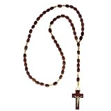 Mens Wood Rosary- Made in Brazil
