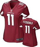Larry Fitzgerald Women's Jersey: Home Red Game Replica #11 Nike Arizona Cardinals Women's Jersey