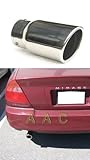 Stainless steel exhaust tip w/ mirror polish finish - Mitsubishi Mirage 97-01