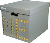 LEADWORKS 紙製収納ボックス MeBox GRAY 47424