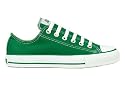 Converse Chuck Taylor All Star Lo Top Kelly Green Canvas Shoes with Extra Pair of Green Laces