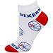 Philadelphia 76ers Ladies White All Over Team Logo Ankle Socks