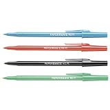 Ballpoint Pen, Fine Point, Red Ink/Red Barrel, Sold as 1 dozen