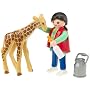 Playmobil Baby Giraffe w Zookeeper