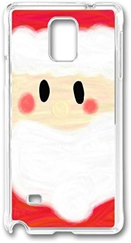 Note 4 Cases, Personalized Hard PC Clear Protective Case Cover for Samsung Galaxy Note 4 Santa Avatar