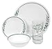 Corelle Livingware 16-Piece Dinnerware Set, Service for 4, Rosemarie