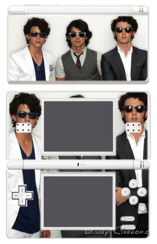 Jonas Bros Blues Brothers SKIN #7 for Nintendo DS Lite