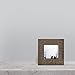 Tiny Mighty Frames 3-Set, Distressed Wood, Square Instagram Photo Frame, 4x4 (3.5x3.5 Window) (3)