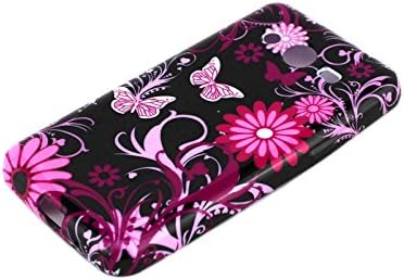 For Samsung Galaxy Core 2 Duos G355h Case, FriendsCase® Multistyle Printing Series TPU Protective Back Case Cover Shell for Samsung Galaxy Core 2 Duos G355h - Color 12, Butterflies and Flowers