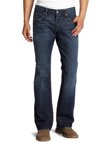 7 For All Mankind Men's Brett Slim Bootcut Jean in New York Dark
