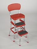Cosco 11-120RED1 Retro Chair/Step Stool Red