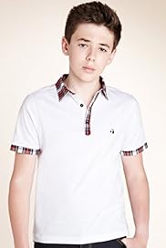 Boys Limited Pure Cotton Tartan Polo Shirt