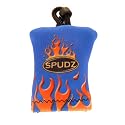 Spudz SPFD01-G2 6x6 Micro Fibre Lens Cloth In Pouch -Blue Flames