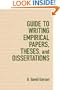 Guide to Writing Empirical Papers, Theses, and Dissertations