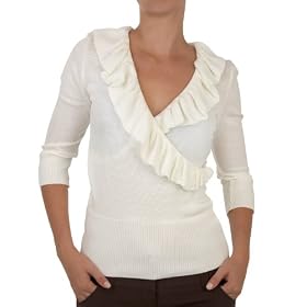 A. Byer Junior's Ruffle Me Up Shawl Collar Soft Sweater In Rich Colors