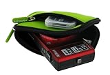 Neoprene Sleeve (Forrest Green) Carrying Case Pentax Optio WS80 Waterproof Digital Camera Black and Orange