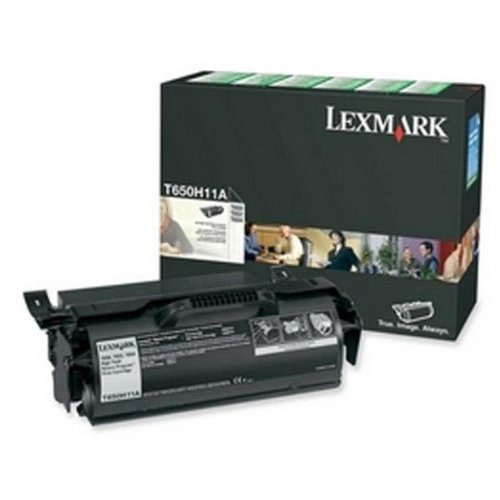Lexmark T650H11A Laser Toner Cartridge - Black High Capacity Works for T650dn T650dtn T650n T652dn