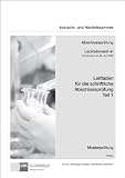 Produkt-Bild: PAL-Leitfaden f&uuml;r die schriftliche Abschlusspr&uuml;fung Teil 1 - Lacklaborant/-in: Verordnung vom 25. Juni 2009