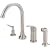 Danze D403812SS Melrose Single-Handle Hi-Rise Kitchen Faucet with Spray and Dispenser, Stainless Steel
