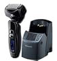 Panasonic ES-LA93-K Men's 4-Blade (Arc 4) Multi-Flex Dual-Motor Wet/Dry Nanotech Rechargeable Electric Shaver with Vortex Cleaning System, Black