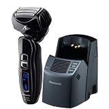 Panasonic ES-LA93-K Men's 4-Blade (Arc 4) Multi-Flex Dual-Motor Wet/Dry Nanotech Rechargeable Electric Shaver with Vortex Cleaning System, Black