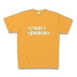 終わりと始まり(ホワイト) Tシャツ Pure Color Print(コーラルオレンジ) M