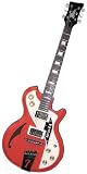 Italia Mondial Classic Electric Guitar - Red - includes Hardshell Case