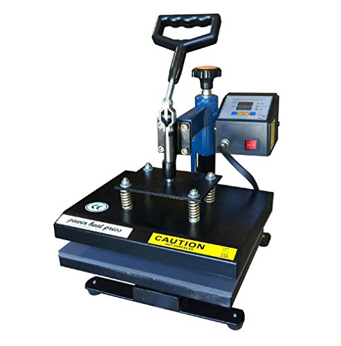 JRFOTO Heat Press Swing Away Heat Press 9"x12" Coated with Sheet Sublimation heat press Rhinestone Heat Press By JRFOTO 9x12