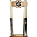 NHL Anaheim Ducks 2 piece Wood and Mirror Wall Cue Rack