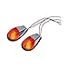 K&S Technologies Marker Lights Flush Mount Single Filament Crome/Amber