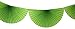 3-pack 7 Foot Tissue Paper Bunting Garland Party Decoration (Lime)