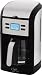 Russell Hobbs 14597 Filter Coffee Maker in Stainless Steel & Black with glass jug