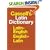 Cassell's Latin Dictionary: Latin-English, English-Latin