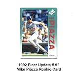 1992 Fleer Update Mike Piazza Rookie Card