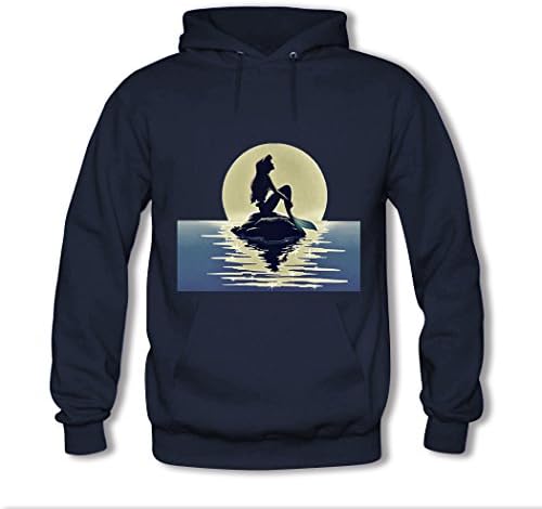 FHIHFE Fashion Printing Customized The Little Mermaid Men's Classic Hoodie Sweatshirt