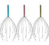 Scalp Head Massager - Set of Three (Colors May Vary)