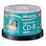Memorex LightScribe - 50 x CD-R - 700 MB ( 80min ) 52x - LightScribe - spindle - storage media