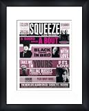 SQUEEZE Live Show - Framed Original Advert