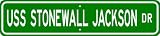 USS STONEWALL JACKSON SSBN 634 Street Sign - Navy