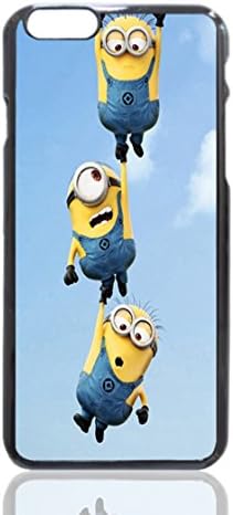 Minions Hanging Image Design Hard Back Case cover skin for Apple Iphone 6 4.7" inches