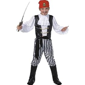 Deluxe Pirate Costume for Boy size Small age 3-5