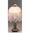 6 Fringed Globe Pink & Base