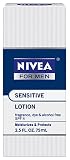 41HQAHuMr8L. SL160  Nivea for Men Sensitive, Extra Soothing Lotion for Sensitive Skin, SPF 4, 2.5 Ounce Tubes (Pack of 4)