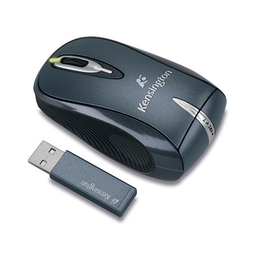 Childrens Toyshop  Electronics : Kensington Si750m Wireless Notebook Laser Mouse - Mouse - laser - wireless - RF - USB wireless receiver - black, silver