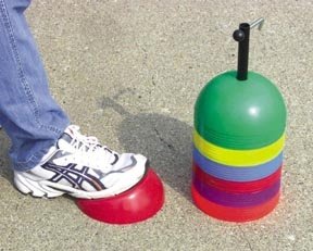 Champion Sports Colored Soft Dome Cones - Set Of 36