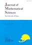 Journal of Mathematical Sciences University of Tokyo