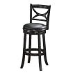 Black Sandthru Florence Swivel Stool - 29