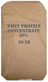 Whey Protein Concentrate 80 Percent - Bulk 50 Pound Bag