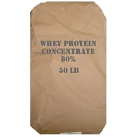 Whey Protein Concentrate 80 Percent - Bulk 50 Pound Bag